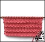بافتنی و آموزش بافت پترن کوک زنجیره افقی - Horizontal20chain20stitch20pattern 01