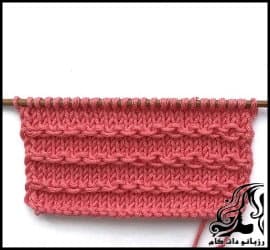 بافتنی و آموزش بافت پترن کوک زنجیره افقی - Horizontal20chain20stitch20pattern 01