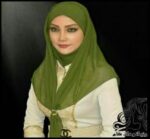 خیاطی و آموزش دوخت روسری حورا - Howrah20scarf20sewing20tutorial 03