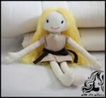 عروسک سازی و آموزش نصب مو برای عروسک با کاموا - Install20hair20for20dolls20with20yarn 12