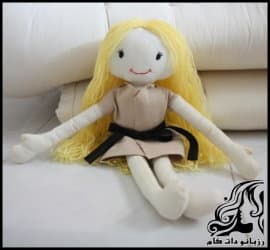 عروسک سازی و آموزش نصب مو برای عروسک با کاموا - Install20hair20for20dolls20with20yarn 12
