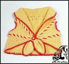 بافتنی و آموزش بافت جلیقه دخترانه گره ایی - Jackets20for20girls20knit20braid 01
