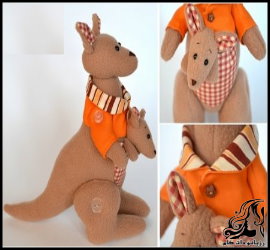 آموزش دوخت عروسک کانگورو به همراه الگو - Kangaroo20doll 23