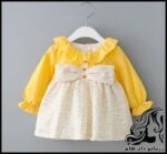 خیاطی و آموزش رسم الگو خیاطی پیراهن دخترانه بچگانه - Kids20Baby20Girls20Bow20Dress20Long20Sleeve 15