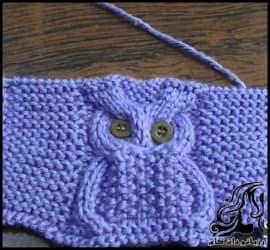 بافتنی و آموزش بافت پترن دومیل جغد - Knitted20Owl20Pattern 03