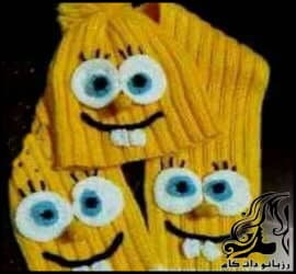 بافتنی و آموزش بافت کلاه باب اسفنجی - Knitted20Sponge20Bob20Hat 01