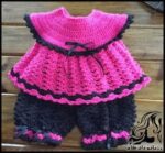 بافتنی و آموزش بافت سارافون شلوارک بچگانه - Knitted20baby20sarongs20and20shorts 01