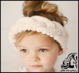 بافتنی و آموزش بافت هدبند بچگانه مدل پیچ - Knitted20childrens20headband20screw20model20tutorial 01
