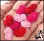 بافتنی و آموزش بافت قلب های ریز تزئینی - Knitted20decorative20decorative20hearts 01