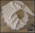 بافتنی و آموزش بافت شال گردن برگ فانتزی - Knitted20fancy20scarf 01