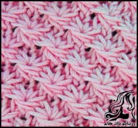 بافتنی و آموزش بافت مدل پر مگسی - Knitted20fly20wing20model 01