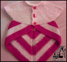 بافتنی و آموزش بافت ژاکت دخترانه دومیل - Knitted20girls20sweater 02