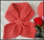 بافتنی و آموزش بافت شال فانتزی دخترانه - Knitted20girly20fancy20scarf 01