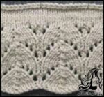 بافتنی و آموزش بافت مدل توري جناقي - Knitted20lace20model 01