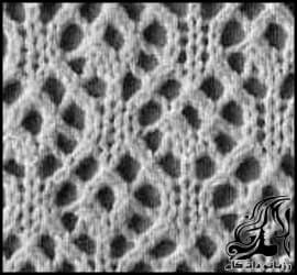 بافتنی و آموزش بافت پترن دومیل به همراه نقشه - Knitted20pattern 03
