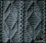 بافتنی و آموزش بافت مدل باقلوای لوزی - Knitted20rhombus20baklava20model 01