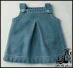 بافتنی و آموزش بافت سارافون پیلی دار بچگانه - Knitted20sarafon20for20children20girls20tutorial 01