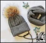 بافتنی و آموزش بافت یک کلاه ساده دومیل ولی زیبا - Knitted20simple20hat20two20rods20tutorial 01