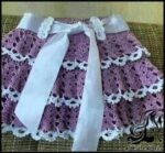 بافتنی و آموزش بافت دامن دخترانه شیک و زیبا - Knitted20skirt20for20girls20tutorial