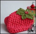 بافتنی و آموزش بافت لیف توت فرنگی - Knitted20strawberries 03