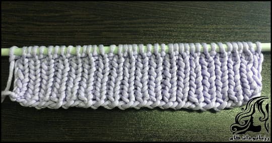 آموزش بافت کشباف یک دانه ای