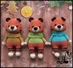عروسک بافی و آموزش بافت عروسک ببر نماد سال 1401 - Knitted20tiger20doll 03