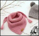 بافتنی و آموزش بافت شال سه گوش - Knitted20triangular20shawl20tutorial 01