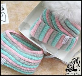 بافتنی و راهنمای بافت شال موجی شکل - Knitted20wavy20scarf 01