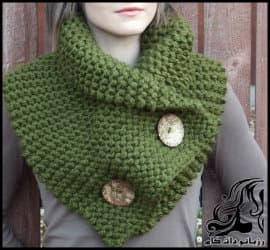 بافتنی و آموزش بافت شال گردنی زنانه - Knitted20womens20scarf 02