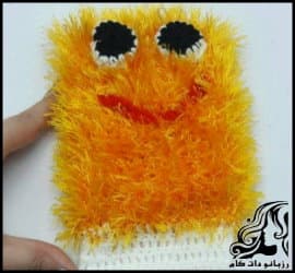 بافتنی و آموزش بافت لیف باب اسفنجی - Knitting20bath20towel20spongebob 01