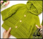 آموزش کامل بافت سویشرت کودک مدل کشباف تودلی به همراه فیلم - Knitting20children20sweatshirts 03