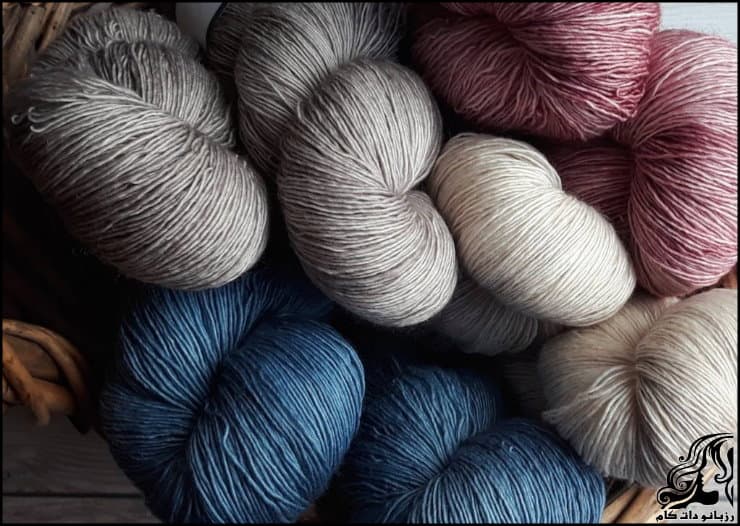 آموزش آشنایی با انواع کاموای بافتنی