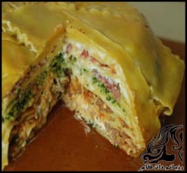 طرز تهیه کیک لازانیا به همراه ویدئو - Lasagne20Cake 03