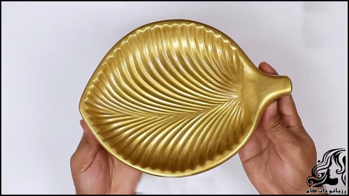 کاردستی و آموزش ساخت ظروف هفت سین به شکل برگ