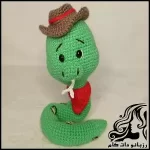 آموزش بافت عروسک مار، قلاب‌بافی ساده و زیبا - Learn20How20to20Crochet20a20Snake20Doll20Easy20and20Beautiful 01
