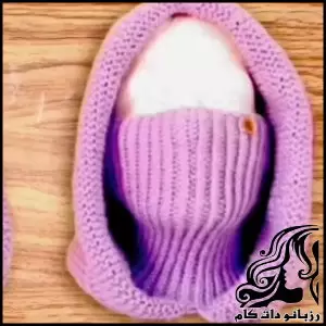 آموزش گامبهگام بافت کلاه یقهدار با قلاب و میل - Learn20How20to20Crochet20or20Knit20a20Stylish20Collar20Hat20at20Home 01
