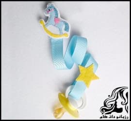 کاردستی و آموزش ساخت بندینک نمدی پستونک - Learning20to20make20a20nipple20felt20bandage 12