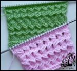 بافتنی و آموزش بافت مدل بافت نخ کش چپ و راستی - Left20and20right20yarn20weave20model 01