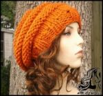 بافتنی و آموزش بافت کلاه شل شیک و زیبا - Loose20hat20knitted20tutorial 01