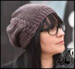 بافتنی و آموزش بافت کلاه شل دخترانه - Loose20knitted20hat20for20girls 02