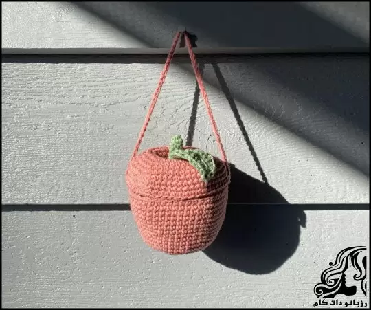 آموزش بافت کیف سیبی دومیل؛ فانتزی و خاص برای همه!