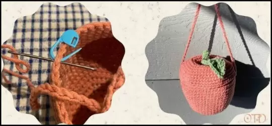 آموزش بافت کیف سیبی دومیل؛ فانتزی و خاص برای همه!