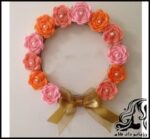 آموزش تصویری ساخت کاردستی حلقه گل تزئینی با کنف - Making20Garlands20with20hemp 10