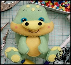 آموزش ساخت عروسک لاک پشت نمدی - Making20Turtle20Felt20Dolls 42
