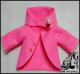 آموزش دوخت یک ژاکت کشباف نمدی زیبا - Making20a20Felt20Cardigan 11