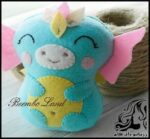 عروسک سازی و آموزش ساخت عروسک نمدی اژدها - Making20a20felt20animal20doll 13