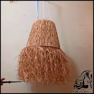 آموزش ساخت لوستر رافیا به همراه فیلم - Making20a20raffia20chandelier20tutorial 01