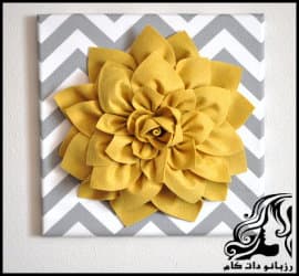 نمد دوزی و آموزش ساخت تابلو سه تکه نمدی - Making20a20three piece20felt20board 22