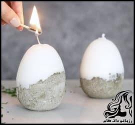 شمع سازی آموزش ساخت شمع تخم مرغی - Making20egg20candles 03