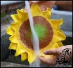 کاردستی و آموزش ساخت گل آفتابگردان با نمد - Making20sunflowers20with20felt 01